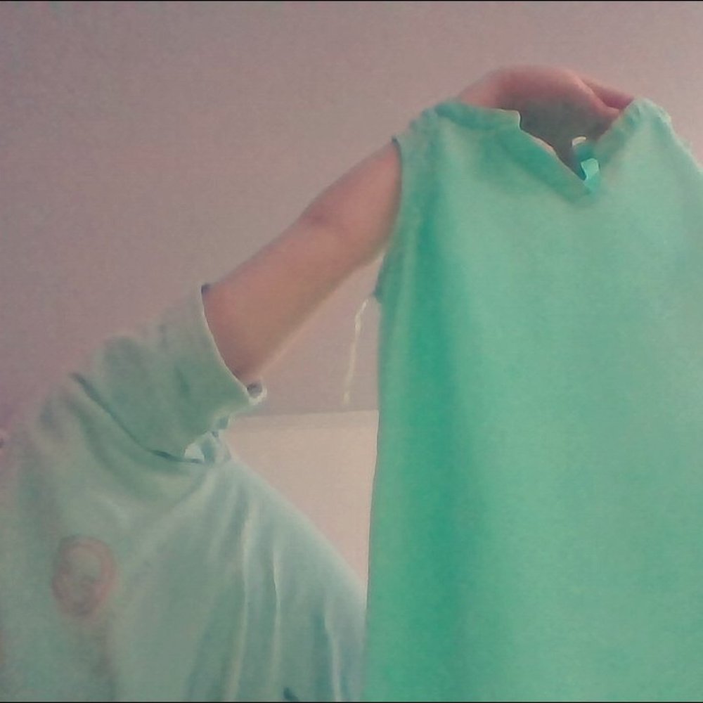 dress shirt teal